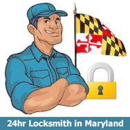 24hr Locksmith Maryland's Logo